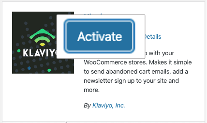 Activating the Plugin